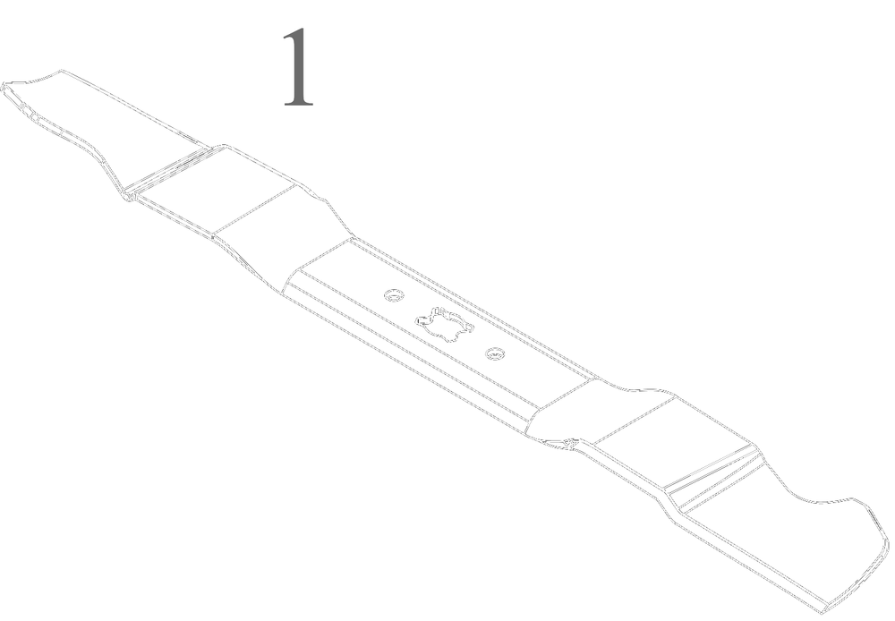 Blade Diagram and Parts List for 12AVO23Z752 2022 Yard Machines Lawn Mower